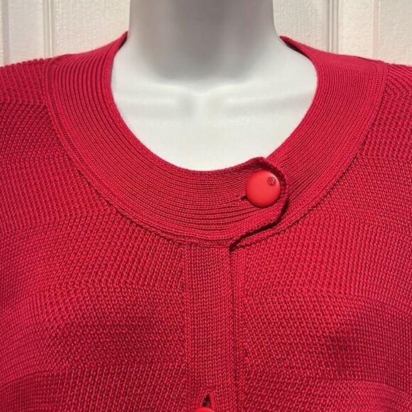 St. James Pink Wool Blend Button Up Cardigan Size 18‎ - Picture 2 of 14